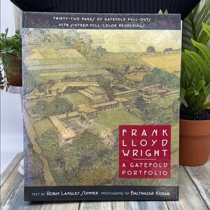 ⭐️Frank Lloyd Wright a gatefold portfolio by robin langely Sommer